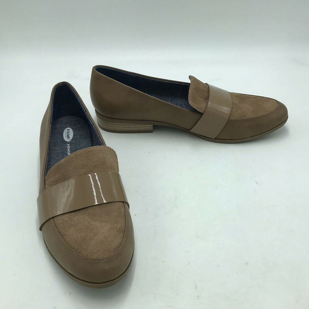 Dr. Scholls Women's 9.5M Extra Loafers Brown Faux Leather Career Office